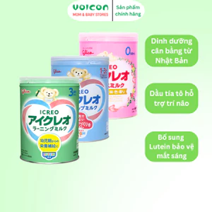 Sữa Glico ICREO Số 0 1 3 Balance Grow-up Learning Milk Giúp Bé Phát Triển Toàn Diện 320g 800g 820g