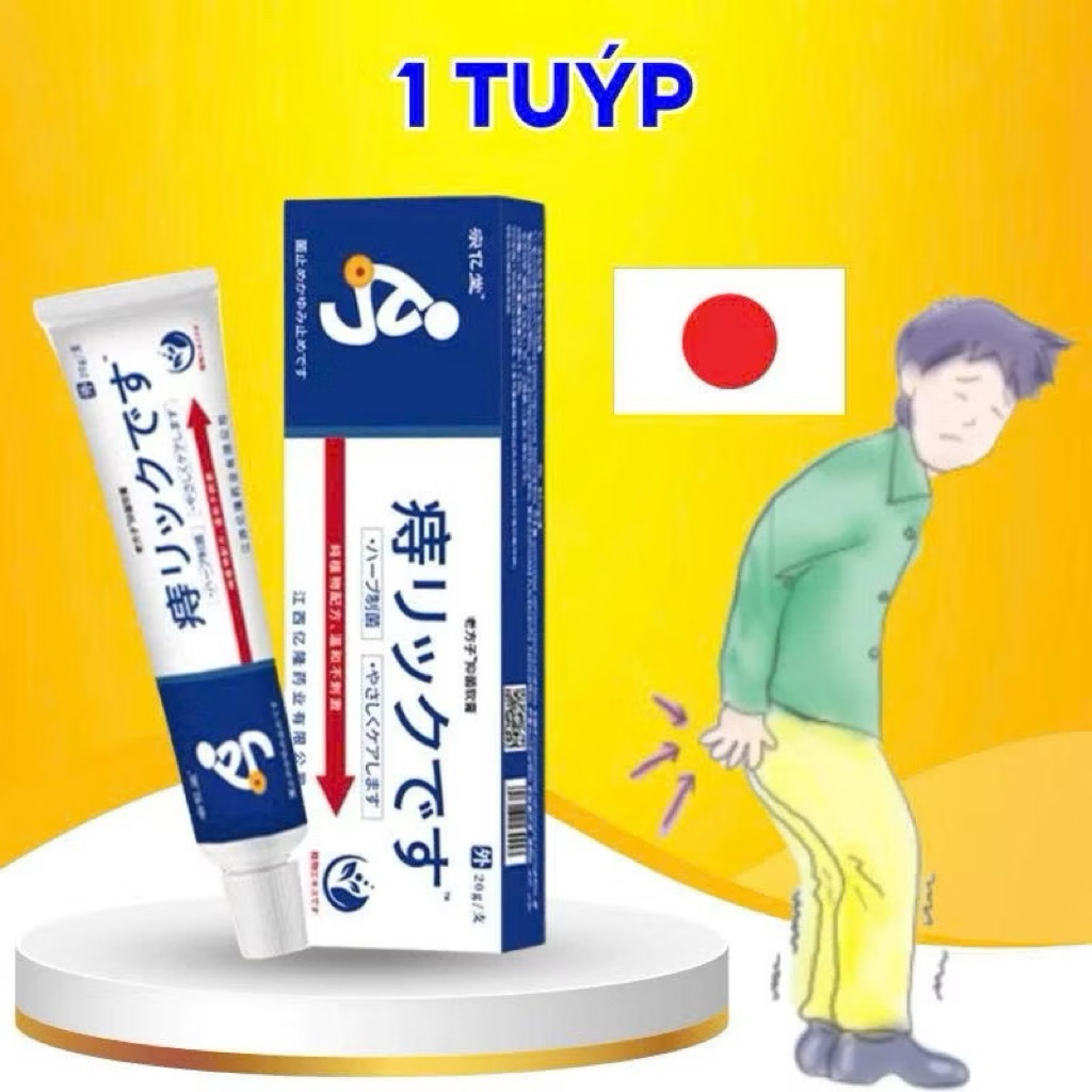 Kem Bôi Trĩ Nhật Bản Giúp Giảm Khô Rát Nứt Kẽ Hậu Môn, Hỗ Trợ Chăm Sóc Vùng Trĩ 20g shishop94