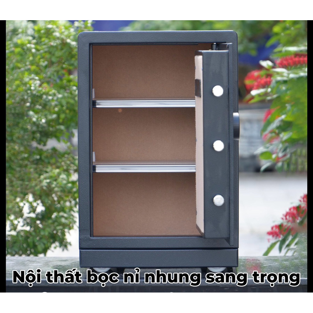 Két Sắt Nhập Khẩu Safiron 60LBF Vân Tay Điện Tử Kết Nối App Điện Thoại