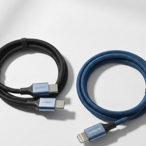 Cáp Sạc Nhanh PD Ugreen Essager - Dây C to C và C to L Cho Laptop, điện thoại táo, điện thoại Android bọc dù siêu bền | BigBuy360 - bigbuy360.vn