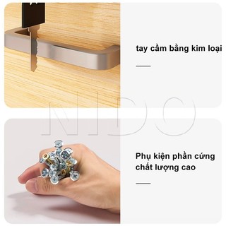 Nido Tủ Hồ Sơ Văn Phòng Bằng Gỗ Có Khóa - Tủ Đựng Tài Liệu Di Động Có Bánh Xe Để Gầm Bàn Tiện Lợi