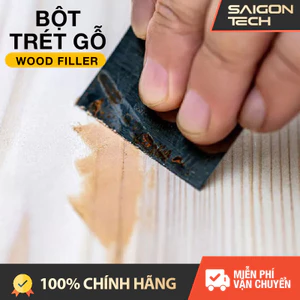 1KG BỘT TRÉT GỖ - KEO TRÁM GỖ - WOOD FILLER CHUYÊN DỤNG, TRÉT CÁC VẾT NỨT, LÀM NHẴN MẶT GỖ KHÔ NHANH