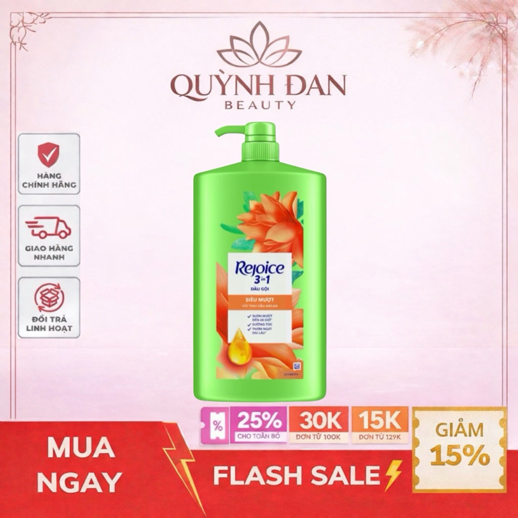 Rejoice Dầu Gội 1.8L/1.75L Siêu Mềm Mượt