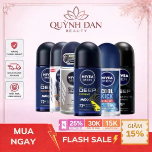 Lăn ngăn mùi NIVEA MEN dành cho Nam( 50ml )-Hàng Chính Hãng