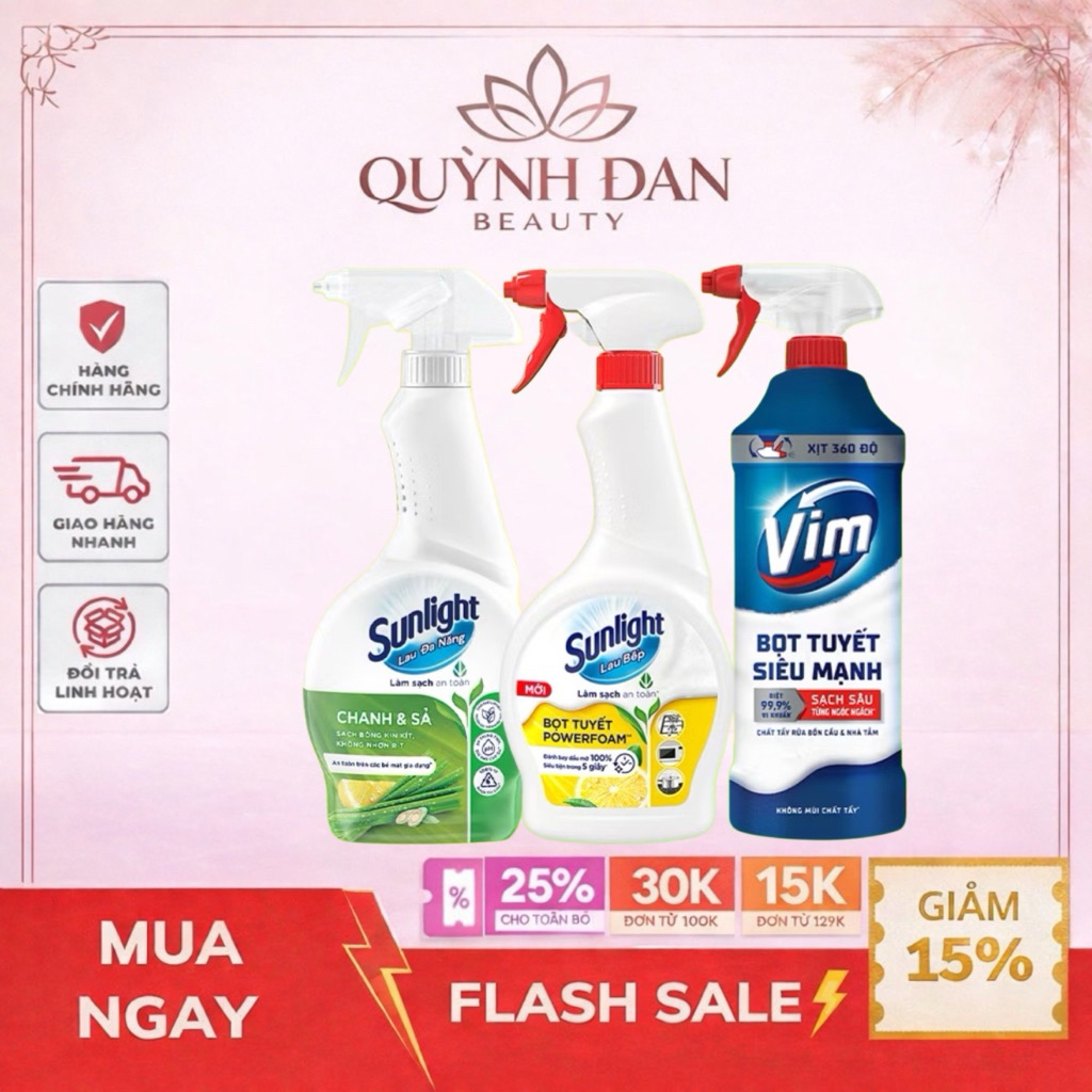 NƯỚC XỊT LAU BẾP CIF 500ml Phiên Bản Mới là Sunlight .