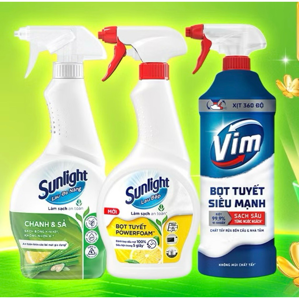 NƯỚC XỊT LAU BẾP CIF 500ml Phiên Bản Mới là Sunlight .