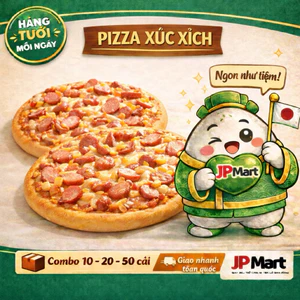 Pizza Xúc Xích 16cm - JP Mart