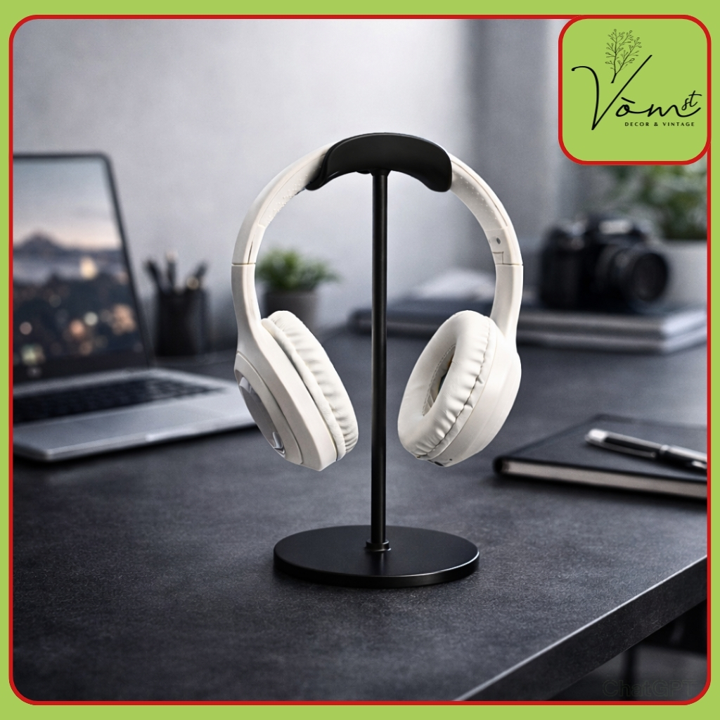 ( Kèm quà tặng ) Giá Treo Tai Nghe Chụp Tai Cao 24.5cm Vòm Decor – Thiết Kế Tối Giản Sang Trọng, Tối Ưu Không Gian