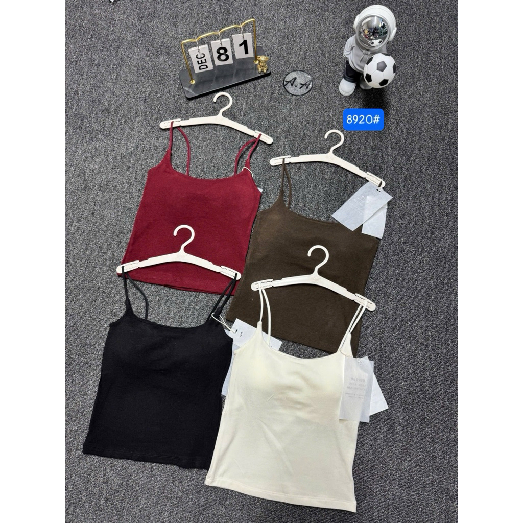 ☘️ Áo 2 dây 8920# hàng QC full túi , móc. cottong xịn