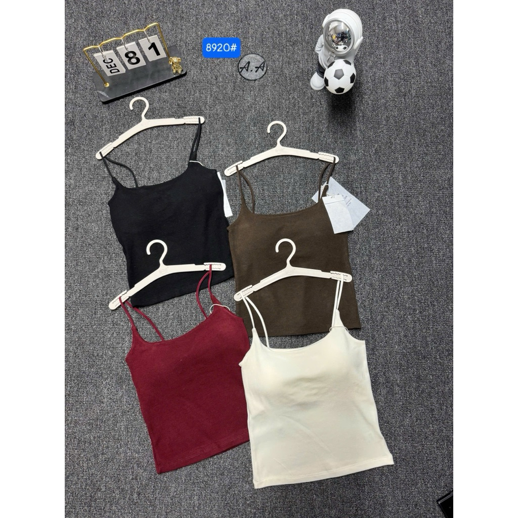 ☘️ Áo 2 dây 8920# hàng QC full túi , móc. cottong xịn