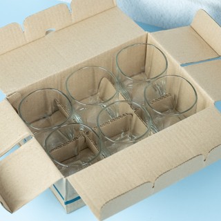 Bộ 6 Ly cốc thủy tinh U Glass 315ml kiểu lùn vuông - BUG361, thủy tinh cao cấp