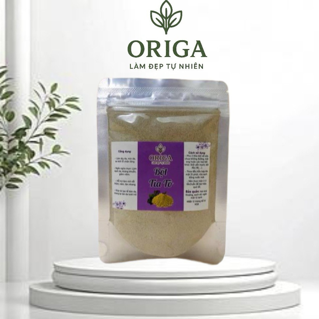Túi 100 gram bột Tía Tô làm sáng da
