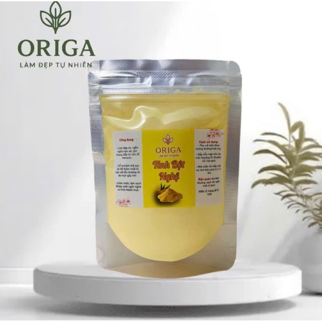 Túi 100 gram tinh bột nghệ làm đẹp da