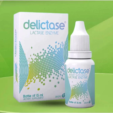 Delictase Lactase Enzym ( Lọ 15ml ) Men tiêu hóa hỗ trợ ngừa tiêu chảy, nôn trớ, kém hấp thụ do bất dung nạp lactose