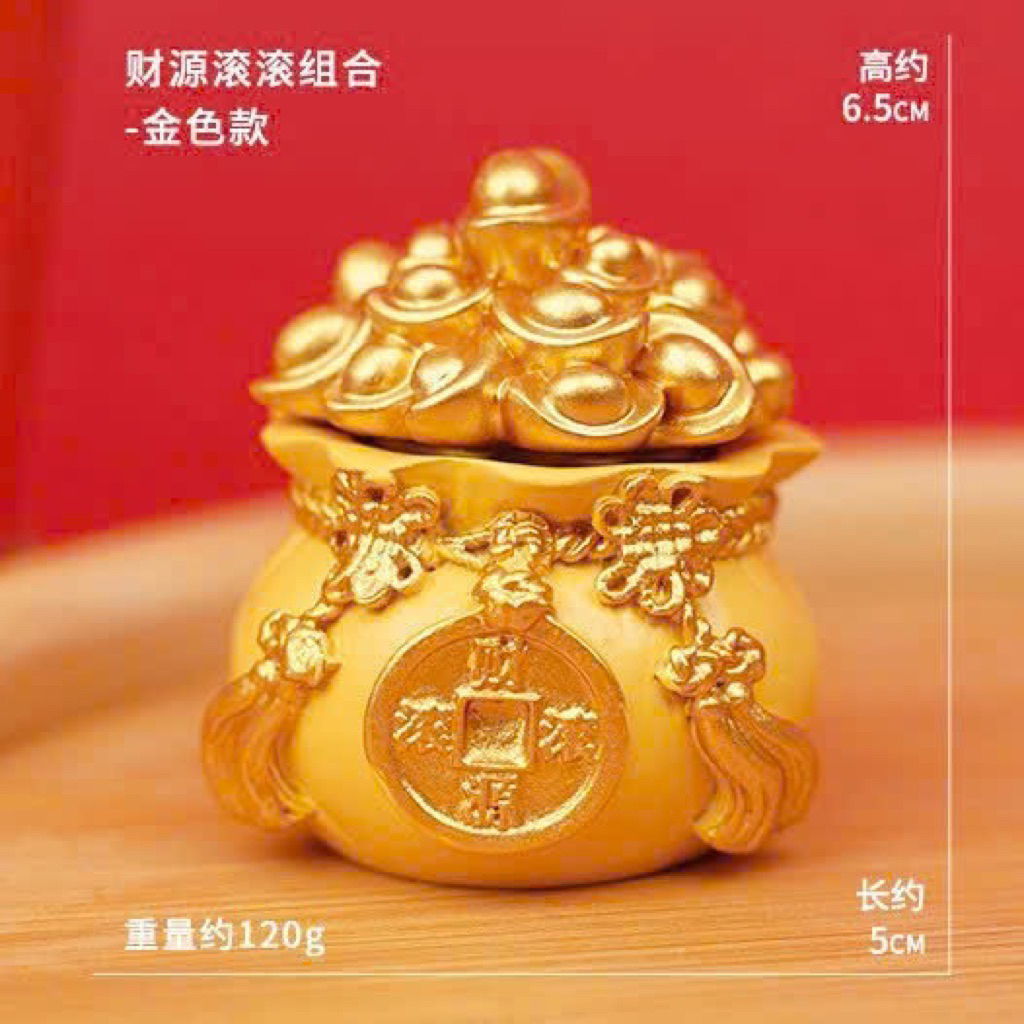 Hũ Tài Lộc May Mắn Đặt Ban Thần Tài, Hũ Gạo Muối, Hũ Đựng Gạo Muối, Hũ Gạo Tài Lộc Để Bàn Thờ