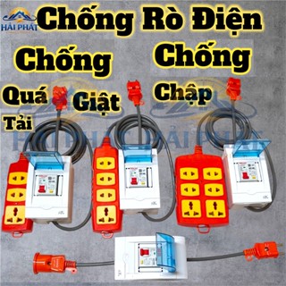 Bộ Ổ Cắm Điện Tích Hợp CB Chống Giật Chịu Tải 6000W Cho Các Thiết Bị Điện Gia Đình