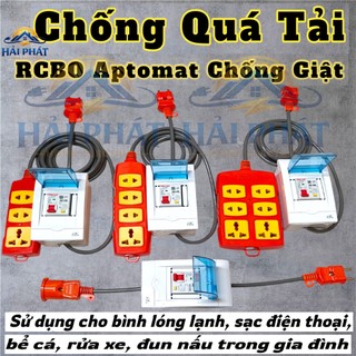 [Chính Hãng]Bộ CB Chống Giật Ổ Điện Chống Giật Chống Chập Nối Dây 2x1.5Chống Xoắn Và Phích Chịu Tải