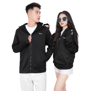 Áo Khoác Chống Nắng Nam Nữ 2 Lớp Che Trán Vải Thông Hơi Co Giãn Thoáng Mát, Chống Tia UV Cao Cấp