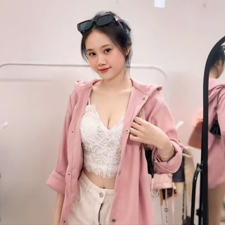 Áo khoác chống nắng nhung tăm thoáng mát chống tia UV mặc hè form rộng