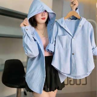 Áo khoác chống nắng nhung tăm thoáng mát chống tia UV mặc hè form rộng