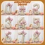 Bóng số tuổi 100cm kèm nơ hồng xinh xắn trang trí sinh nhật - tiệc decor