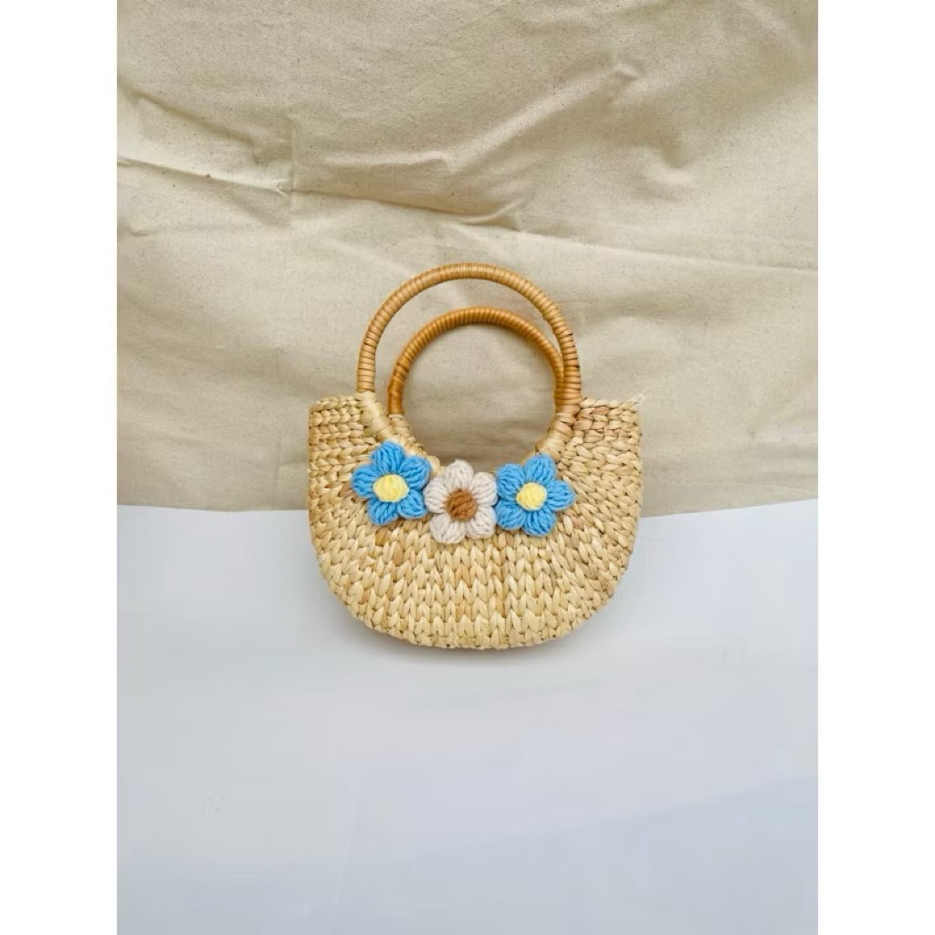 Túi cói ⚡ CỰC HOT ⚡ Túi lục bình Vintage đi biển, chụp ảnh decor, kiểu dáng siêu đẹp