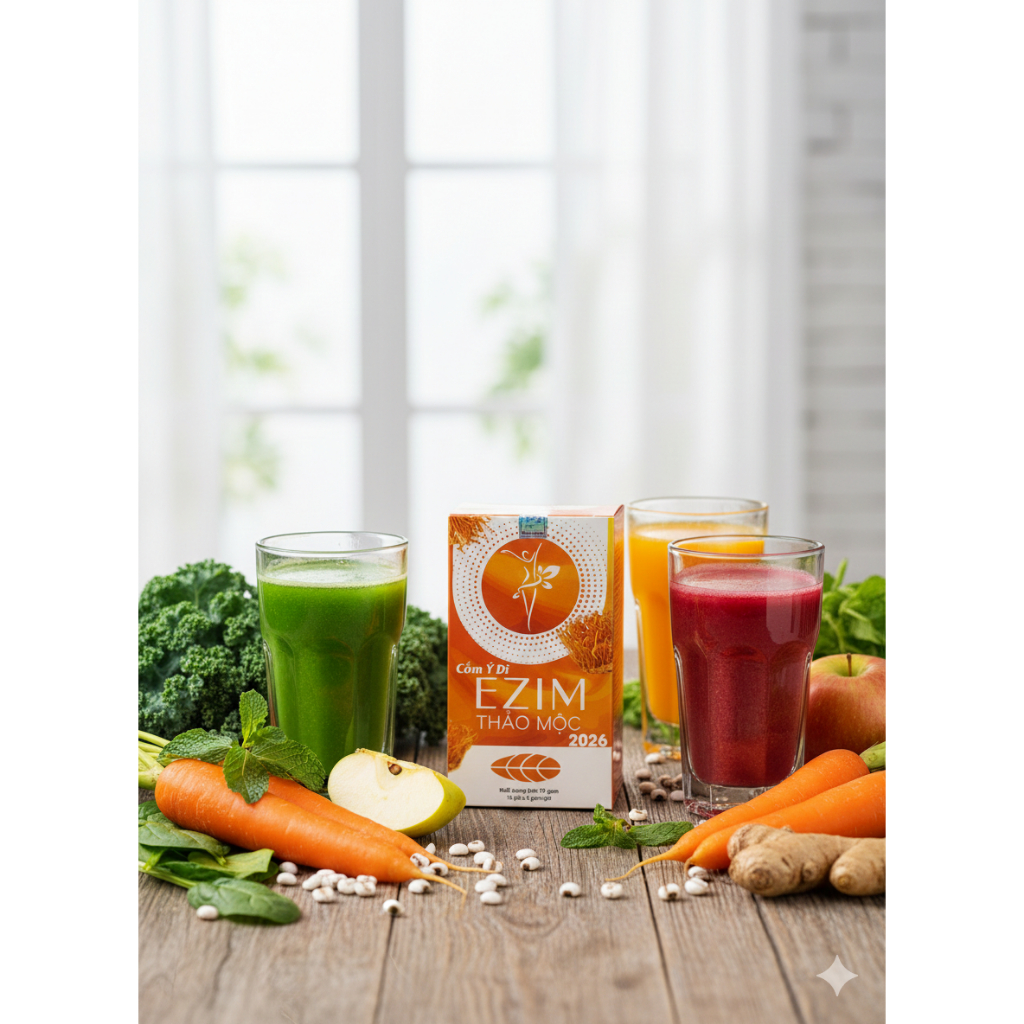 Combo 2 Hộp Cốm Ý Dĩ - Ezim Thảo Mộc
