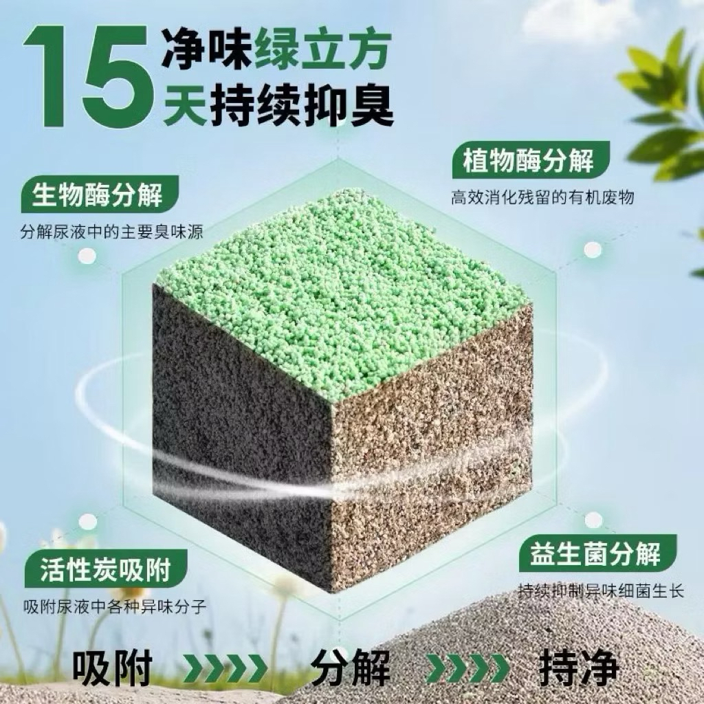 Cát khử mùi GJGJO cát khoáng quặng gốc natri than hoạt tính khử mùi cho hamster
