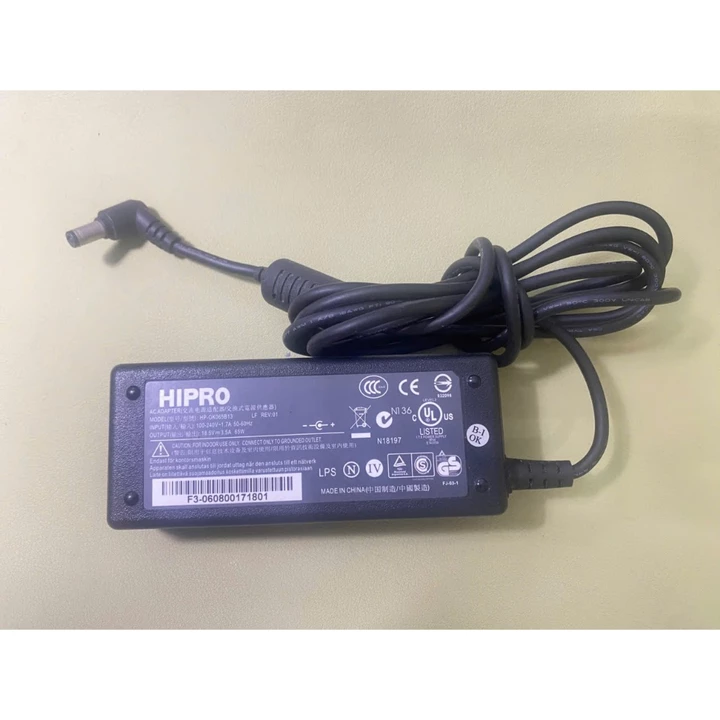 Sạc laptop Hipro 65w cho laptop Asus, Toshiba, Lenovo cũ