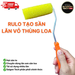 Con Lăn Tạo Sần, Rulo Lăn Tạo Hiệu Ứng, Lăn Vỏ Thùng Loa, Lăn Sơn Hiệu Ứng Cỡ Trung Size 10cm
