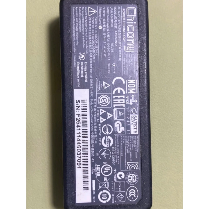 Sạc Laptop Chicony 40w Cho Laptop Acer Cũ