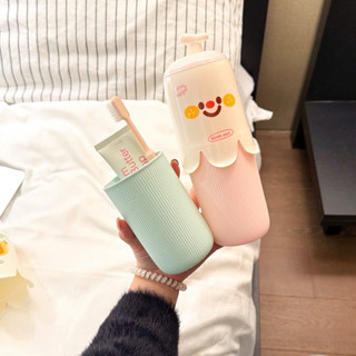 Hộp hình chuối đựng bàn chải + kem đánh răng 2 trong 1, tiện lợi mang theo đi du lịch 🌸🌸🌸