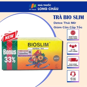 Trà Bio Slim Bảo Tú Lệ Tan Mỡ An Toàn - Giảm Mỡ Toàn Thân - Giảm Thèm Ăn Hộp 40 Gói