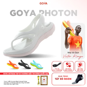 Dép Thể Thao Chạy Bộ Nam Nữ Đế Full Carbon GOYA PHOTON - Công Nghệ Quang Siêu Nhẹ, Chống Trượt
