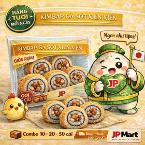 Cơm cuộn xù nhân gà sốt Xiên Xiên - kimbap chiên xù - JPMart