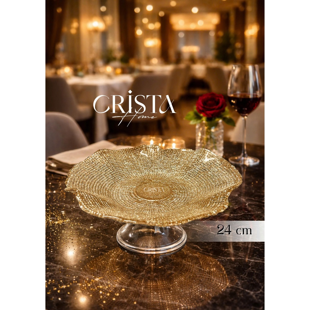 ✨ BỘ SƯU TẬP CỐC – BÁT – ĐĨA ÁNH VÀNG BẠC TÀI LỘC CRISTA HOME ✨ Sang trọng • Tinh tế • Rực rỡ tài lộc đầu năm
