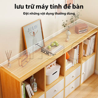 Nido Kệ Sách Gỗ Tổ Ong Nhiều Ngăn - Tủ Trưng Bày Đa Năng Decor Phòng Gỗ Cao Cấp (Size 60/90/120cm)