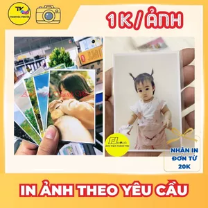 In ảnh 6x9 1k/tấm ( COMBO 10 TÂM) ép plastic tràn viền (Gửi ảnh trước khi đặt -nhận in 20 ảnh trở lên )