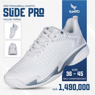 Giày Pickleball Kamito Slide Pro, Bám Sân Êm Thoáng