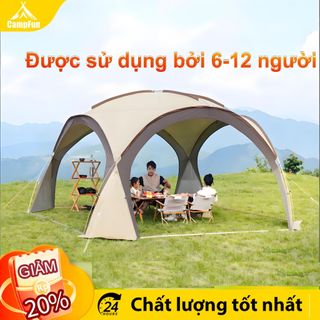 Lều cắm trại trung tâm 8-10 người,Lều dã ngoại gấp gọn,Chống mưa chống nắng, không gian siêu rộng