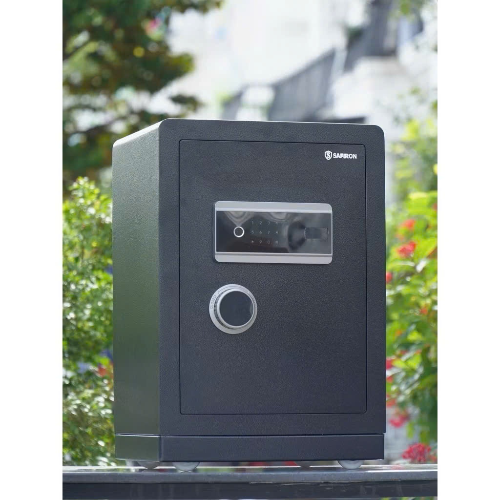 Két Sắt Kiểm Soát Tài Sản Chủ Động 24/7 Trên Điện Thoại, Vân Tay Điện Tử 35LS, 60LS, 80LS Safiron