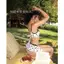 2Soonsumff Bikini hai mảnh họa tiết chấm bi hai dây có đệm ngực sexy, bộ đồ bơi cao cấp gợi cảm phong cách vintage