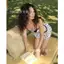 2Soonsumff Bikini hai mảnh họa tiết chấm bi hai dây có đệm ngực sexy, bộ đồ bơi cao cấp gợi cảm phong cách vintage