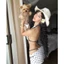 2Soonsumff Bikini 3 mảnh họa tiết chấm bi buộc dây kèm chân váy sexy, bộ đồ bơi cao cấp phong cách Y2K cho nữ