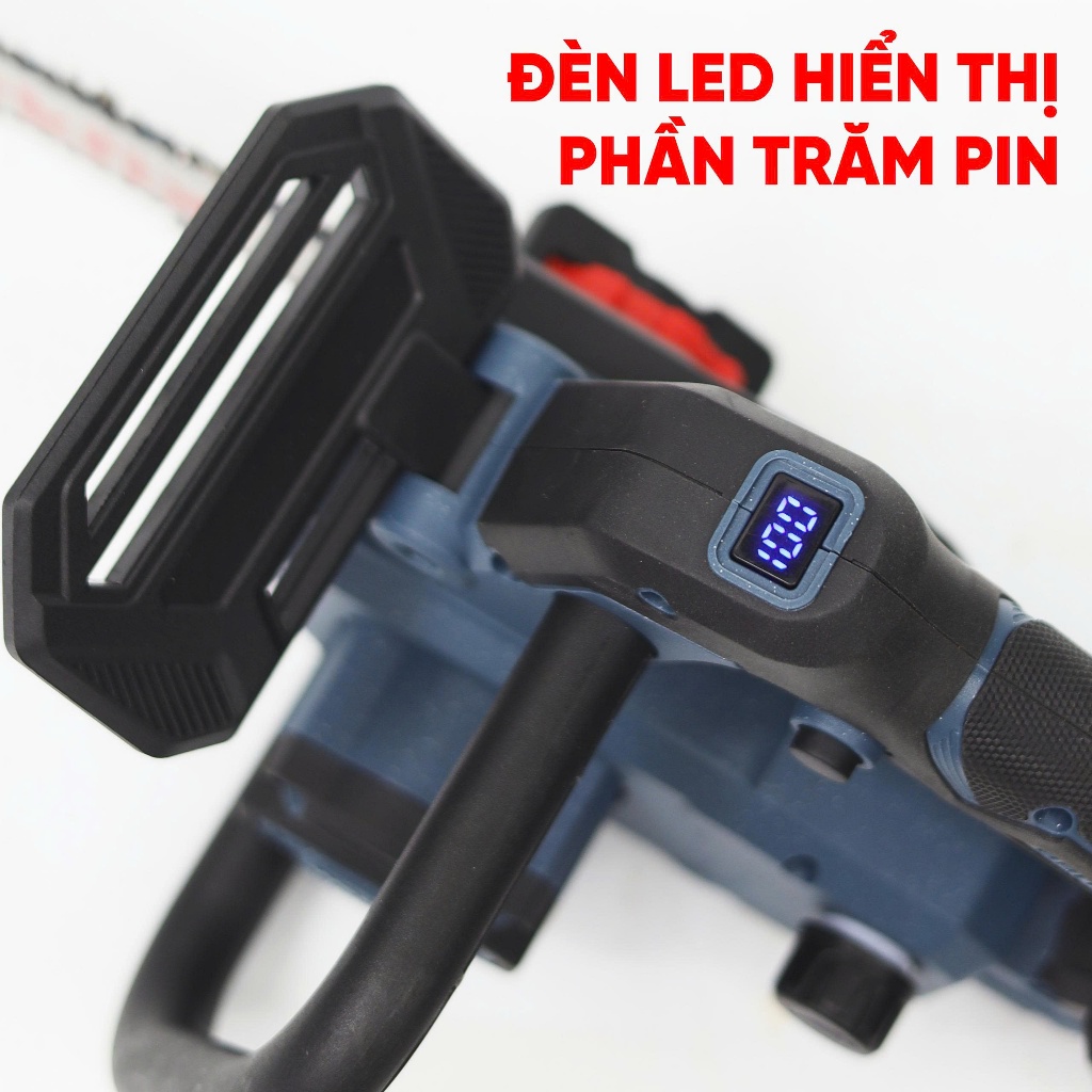 Máy cưa xích pin WORKFIX WF-CX12PRO, Lam xích 12inch 305mm, Không chổi than, Có tra nhớt tự động