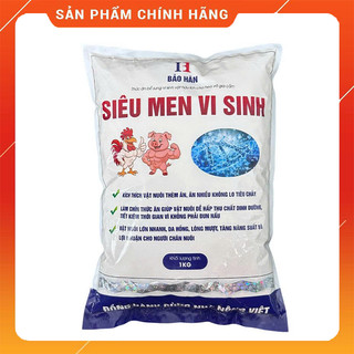 Men Ủ Thức Ăn Chăn Nuôi Bảo Hân gói 1kg | Dành cho Trâu, Bò, Lợn, Gà, Vịt, Ngan, Ngỗng, Tôm, Cua, Cá..