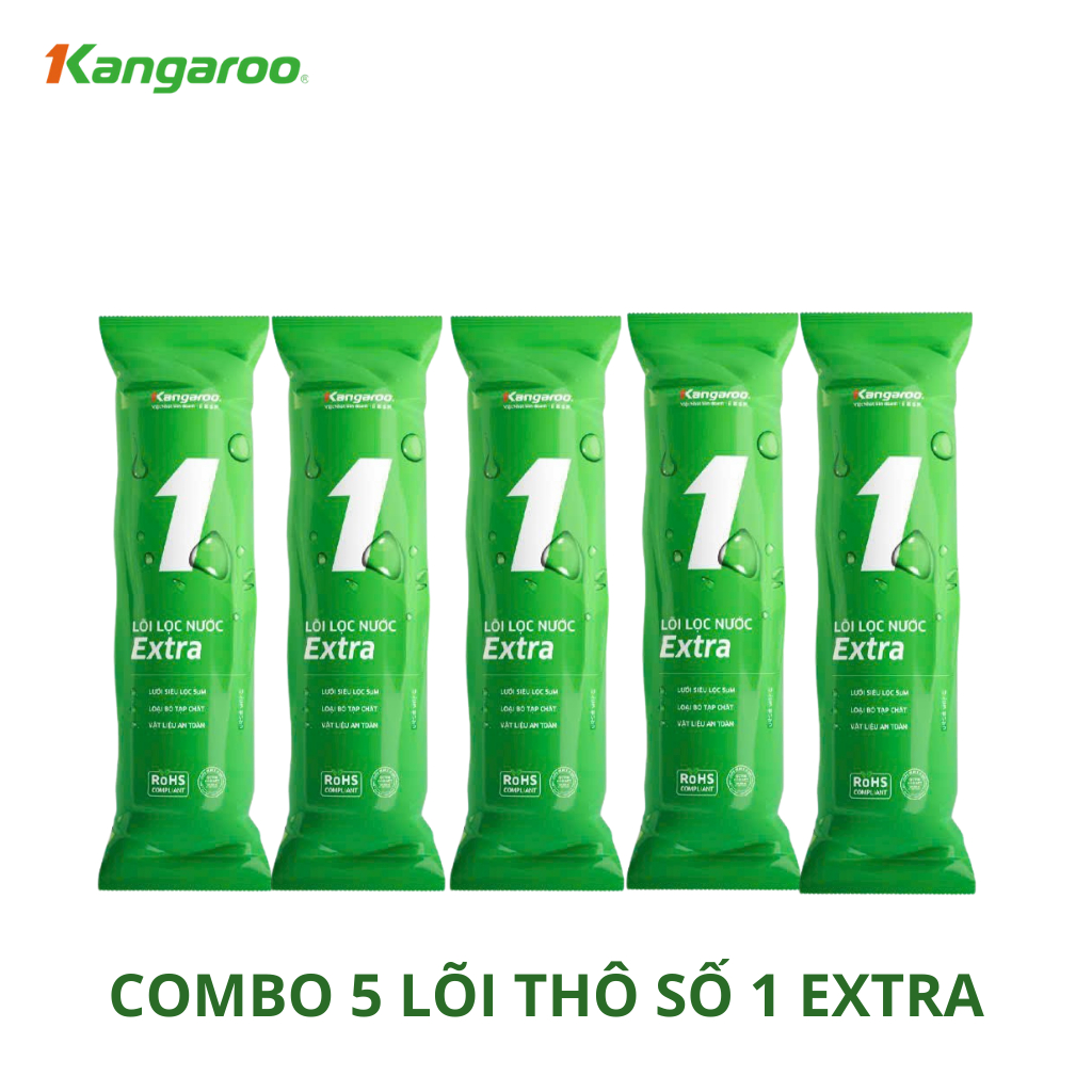Combo 5 lõi số 1 Kangaroo Lõi 10 inch