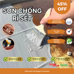Sơn Chống Rỉ Sét, Han Gỉ Kim Loại Gốc Nước Phù Hợp Nhiều Bề Mặt Cơ Khí, Kim Loại, An Toàn Không Mùi
