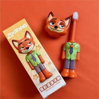 Homee.cok Bàn Chải Đánh Răng Trẻ Em Hình Thú Dễ Thương – Bàn Chải Cho Bé Lông Mềm, Tay Cầm Chắc Chắn