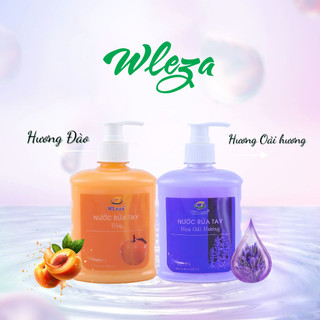 Nước rửa tay Diệt khuẩn, Khử mùi, Giữ ẩm Wleza